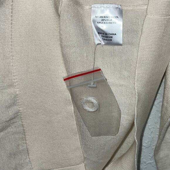 NWT Peter Millar Women Wool Silk Cashmere Crown Soft Crew Golf Sweater Large - Picture 8 of 8